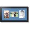 ArtToFrames Collage Photo Picture Frame with 3 - 4x6 inch Openings, Framed in Black with Over 62 Mat Color Options and Regular Glass (CSM-3926-113)